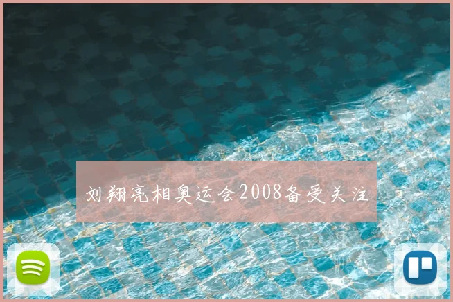 刘翔亮相奥运会2008备受关注